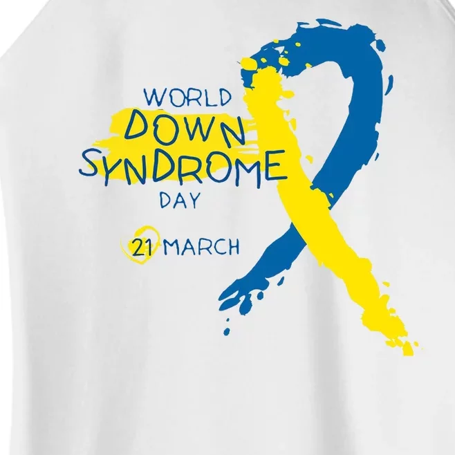 World Down Syndrome Day March 21st Women’s Perfect Tri Rocker Tank