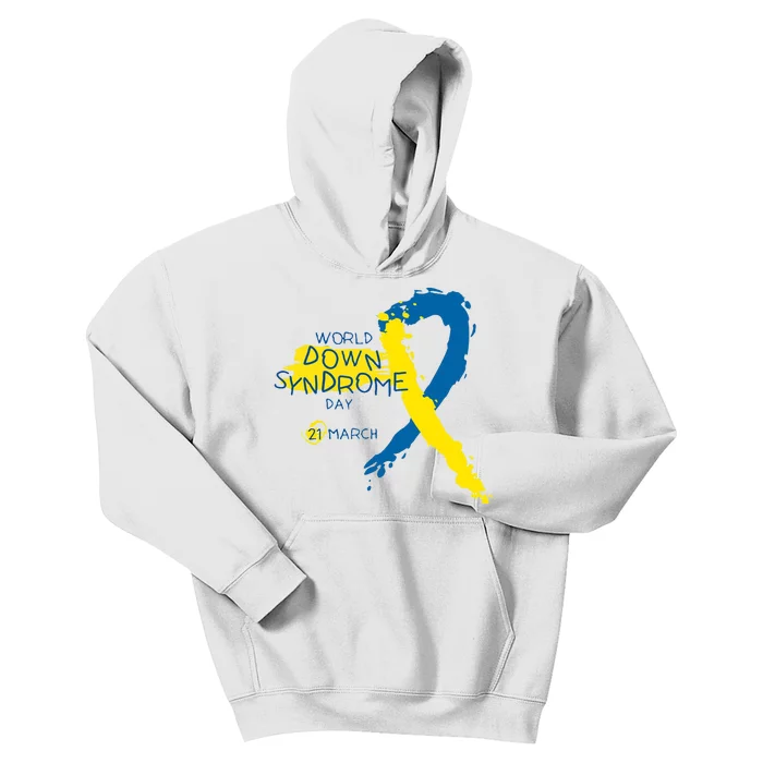 World Down Syndrome Day March 21st Kids Hoodie