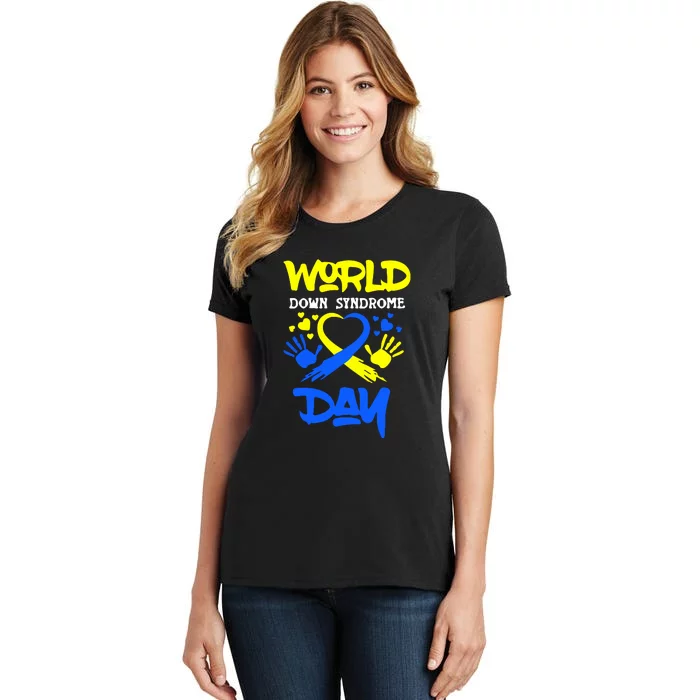 World Down Syndrome Awareness Day Gift Women's T-Shirt