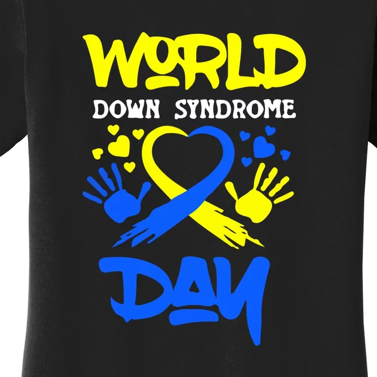 World Down Syndrome Awareness Day Gift Women's T-Shirt