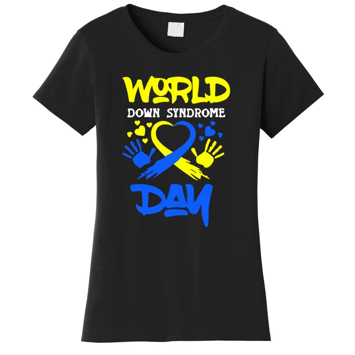 World Down Syndrome Awareness Day Gift Women's T-Shirt