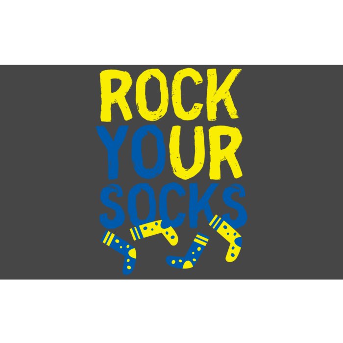 World Down Syndrome Day Rock Your Socks Bumper Sticker