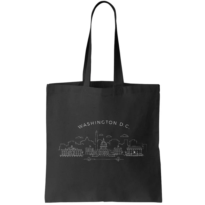 Washington D.C. Skyline Vintage Washington D.C. Tote Bag