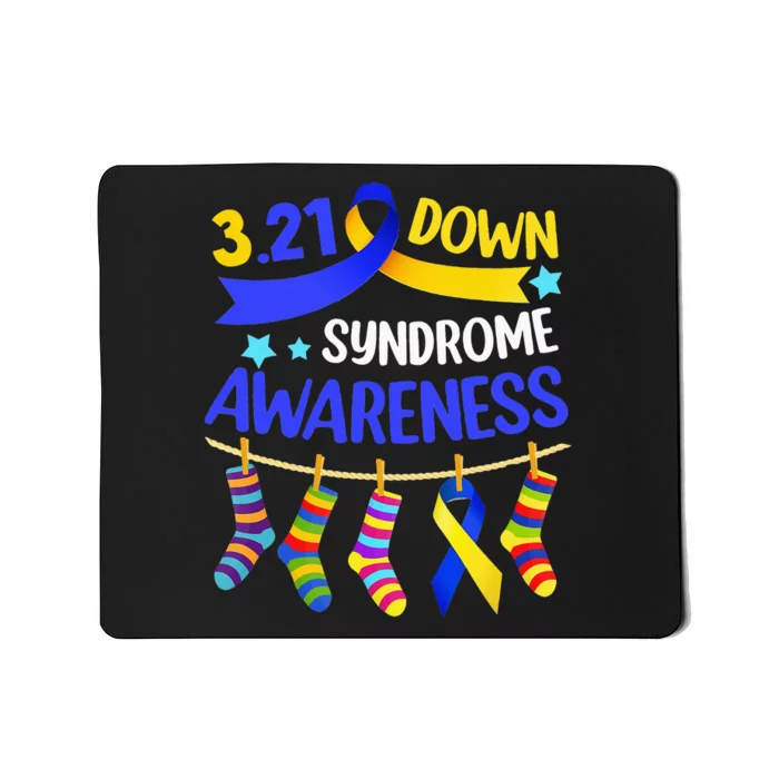 World Down Syndrome Day Awareness Socks 21 March Mousepad