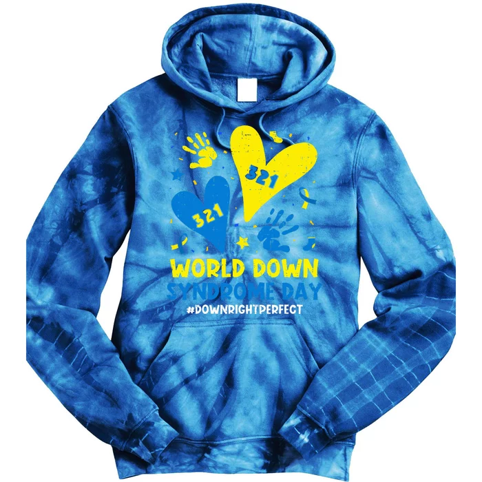 World Down Syndrome Day 321 Awareness Support Tie Dye Hoodie