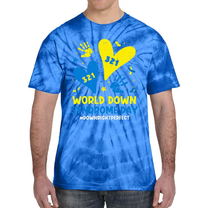 World Down Syndrome Day 321 Awareness Support Tie-Dye T-Shirt