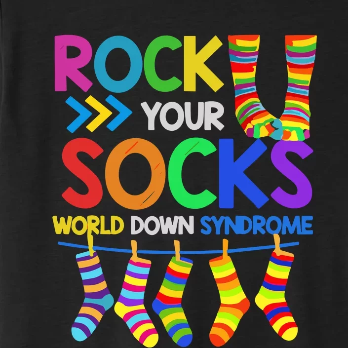 World Down Syndrome Day Rock Your Socks Awareness ChromaSoft Performance T-Shirt