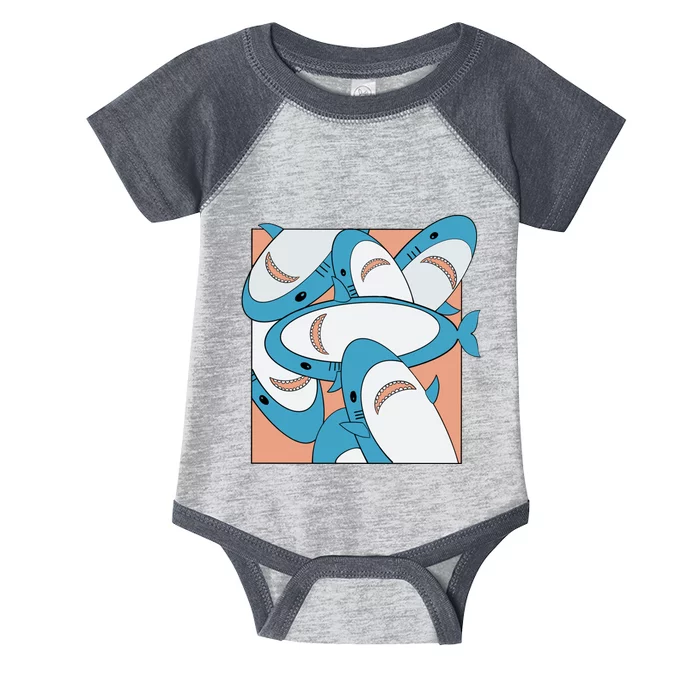 Where Do Sharks Go Infant Baby Jersey Bodysuit