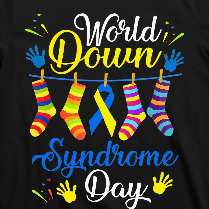 World Down Syndrome Day Awareness Socks 21 March T-Shirt