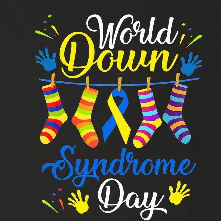 World Down Syndrome Day Awareness Socks 21 March Toddler Long Sleeve Shirt