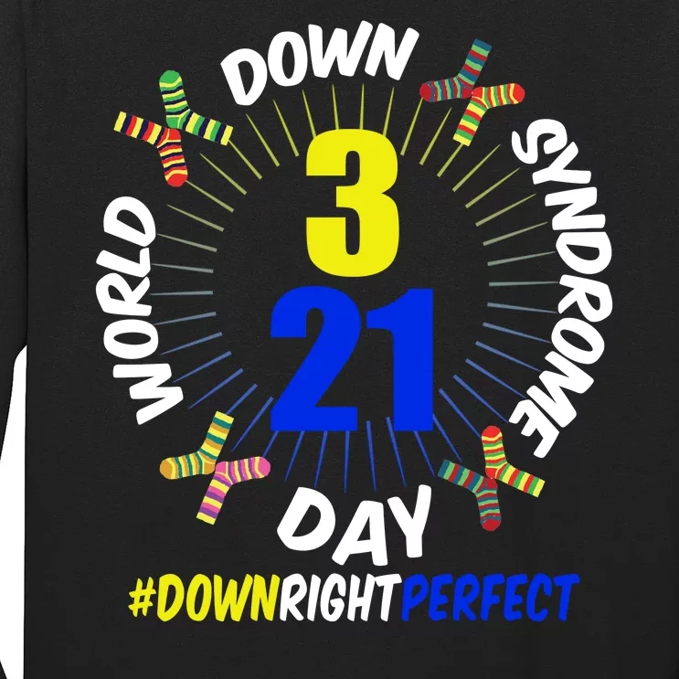 World Down Syndrome Day #DownRightPerfect Long Sleeve Shirt