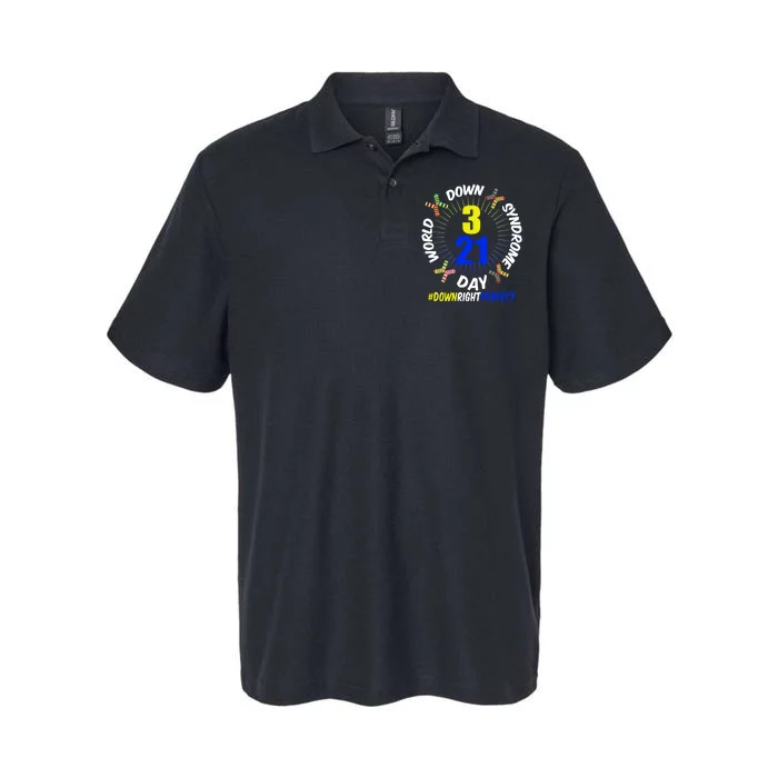 World Down Syndrome Day #DownRightPerfect Softstyle Adult Sport Polo