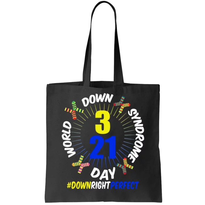 World Down Syndrome Day #DownRightPerfect Tote Bag