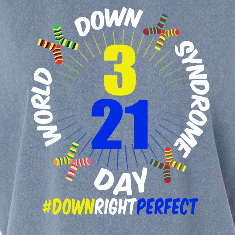 World Down Syndrome Day #DownRightPerfect Garment-Dyed Women's Muscle Tee