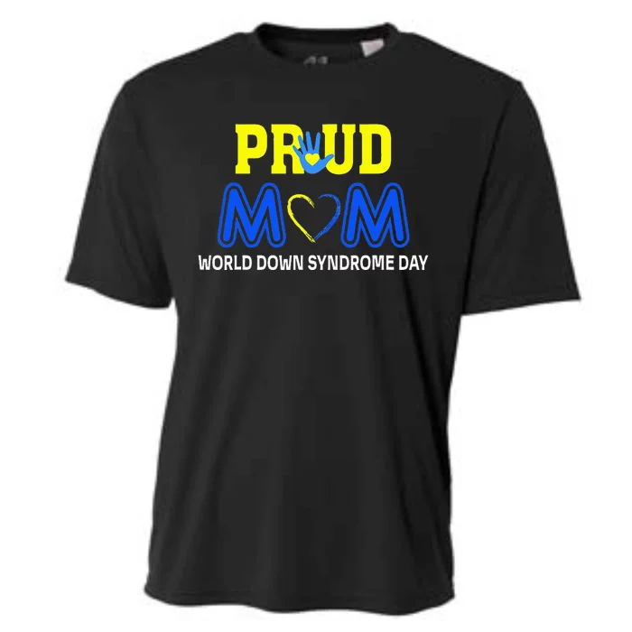 World Down Syndrome Day Mom Awareness March 21 Cooling Performance Crew T-Shirt