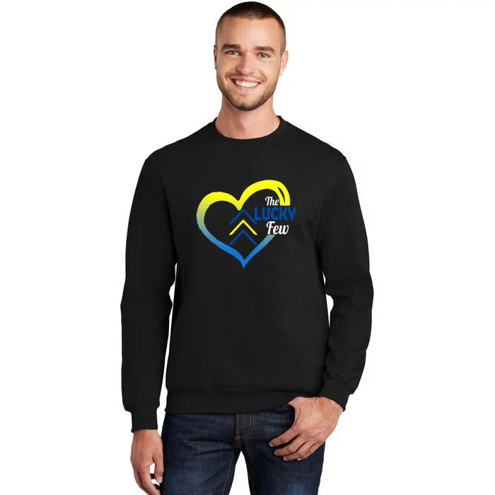 World Down Syndrome Awareness Day 3 Arrows Lucky Few Tattoo Day Sweatshirt