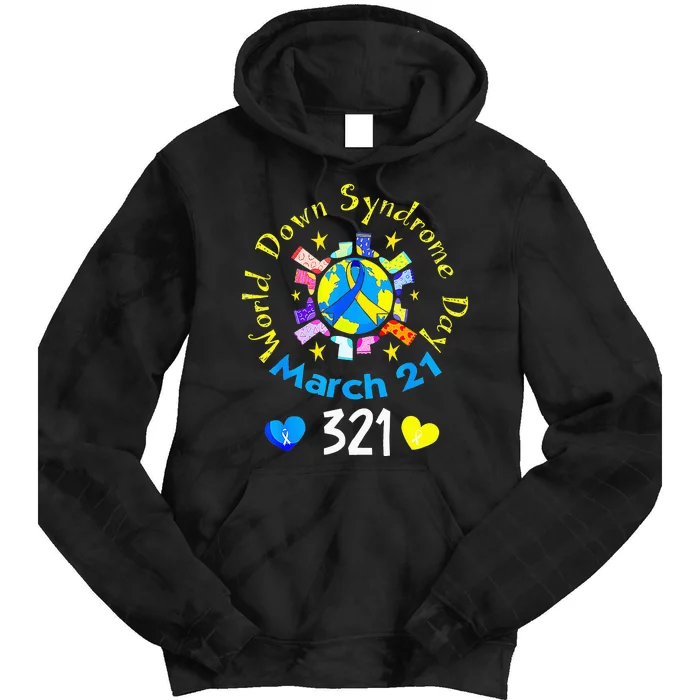 World Down Syndrome Day Awareness Socks Down Right Tie Dye Hoodie