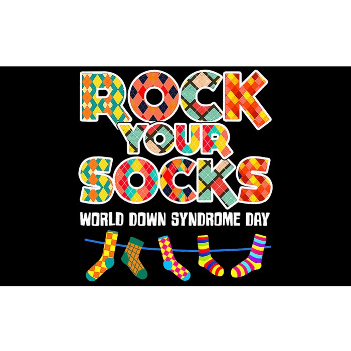 World Down Syndrome Day Rock Your Socks Awareness Bumper Sticker