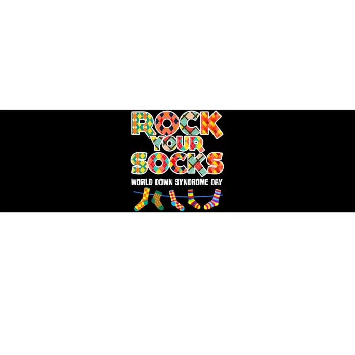 World Down Syndrome Day Rock Your Socks Awareness Bumper Sticker