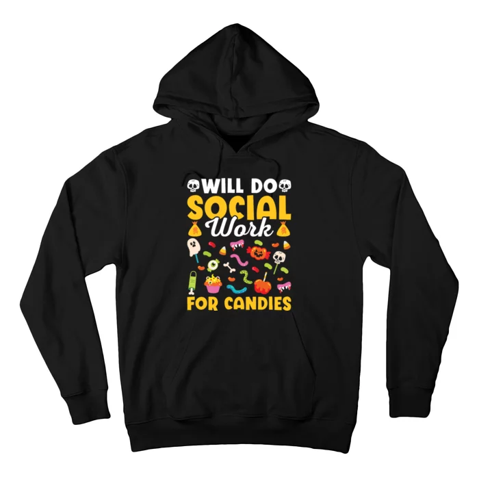 Will Do Social Work Funny Social Worker Halloween Hoodie