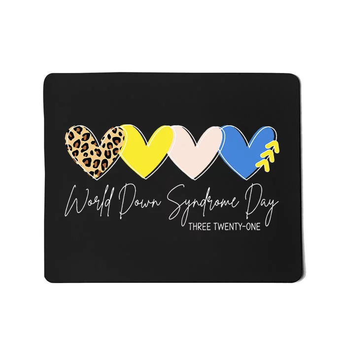 World Down Syndrome Awareness Day 3.21 Trisomy Support Mousepad