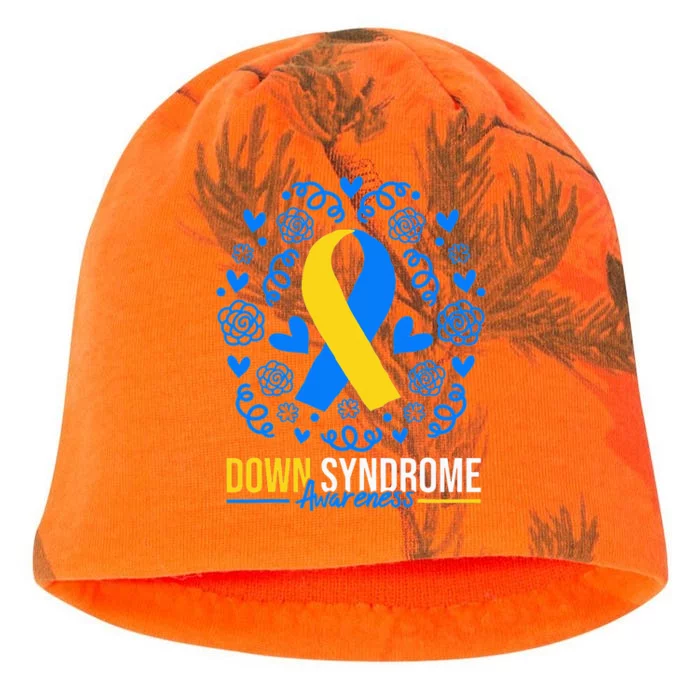 World Down Syndrome Awareness Day Ribbon March 21 Kati - Camo Knit Beanie