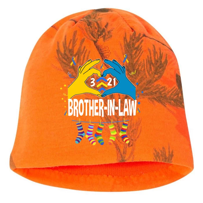 World Down Syndrome Day Cute Gift Trisomy 21 Brothercute Giftincute Giftlaw Supp Kati - Camo Knit Beanie