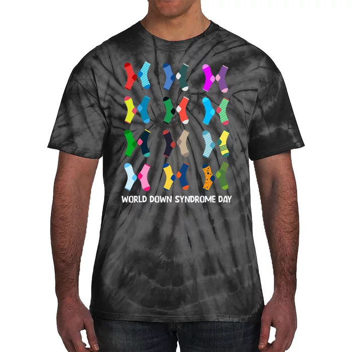 World down syndrome day 2022 socks WDSD Tie-Dye T-Shirt