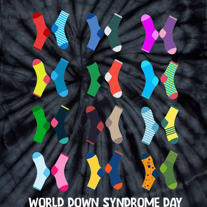 World down syndrome day 2022 socks WDSD Tie-Dye T-Shirt