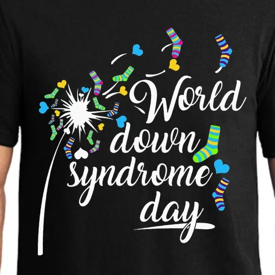 World Down Syndrome Day Awareness Socks Down Right Pajama Set