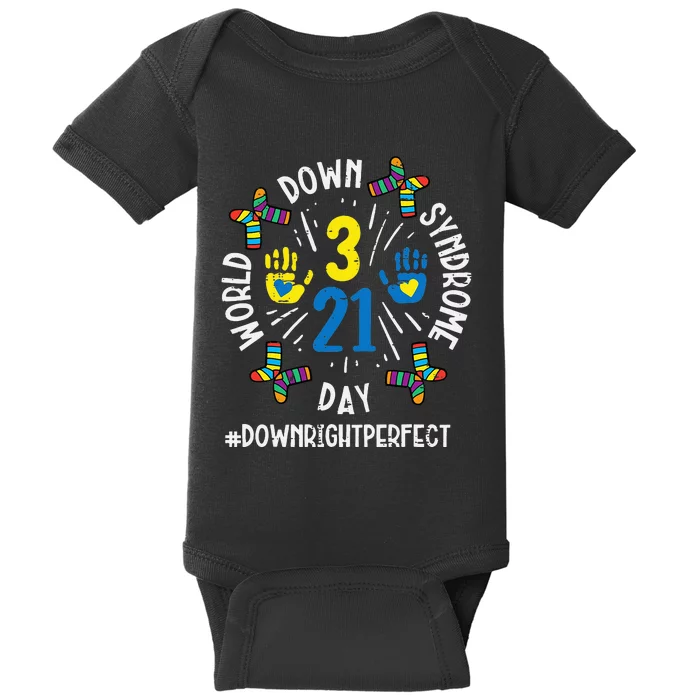 World Down Syndrome Day 321 Awareness Support Baby Bodysuit