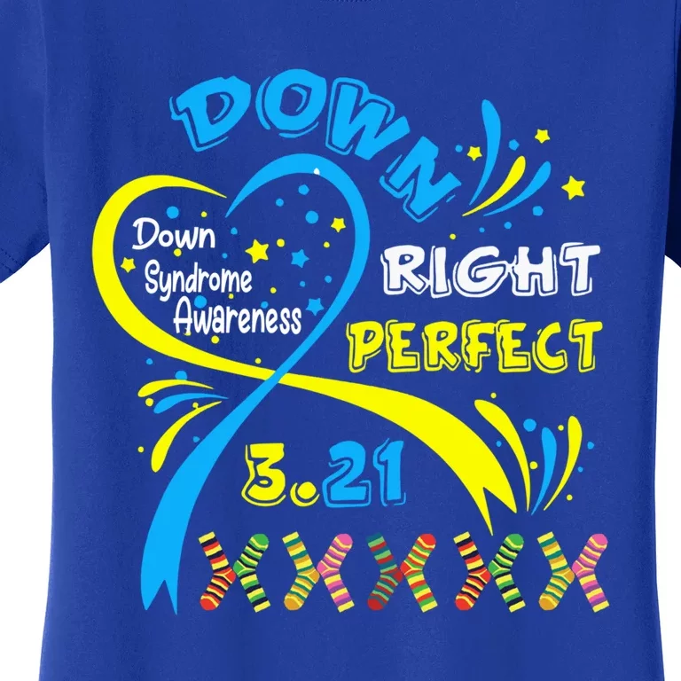 World Down Syndrome Day Support And Awareness March 21 Meaningful Gift Women's T-Shirt