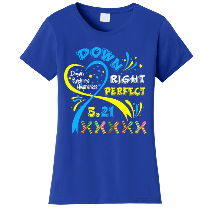 World Down Syndrome Day Support And Awareness March 21 Meaningful Gift Women's T-Shirt