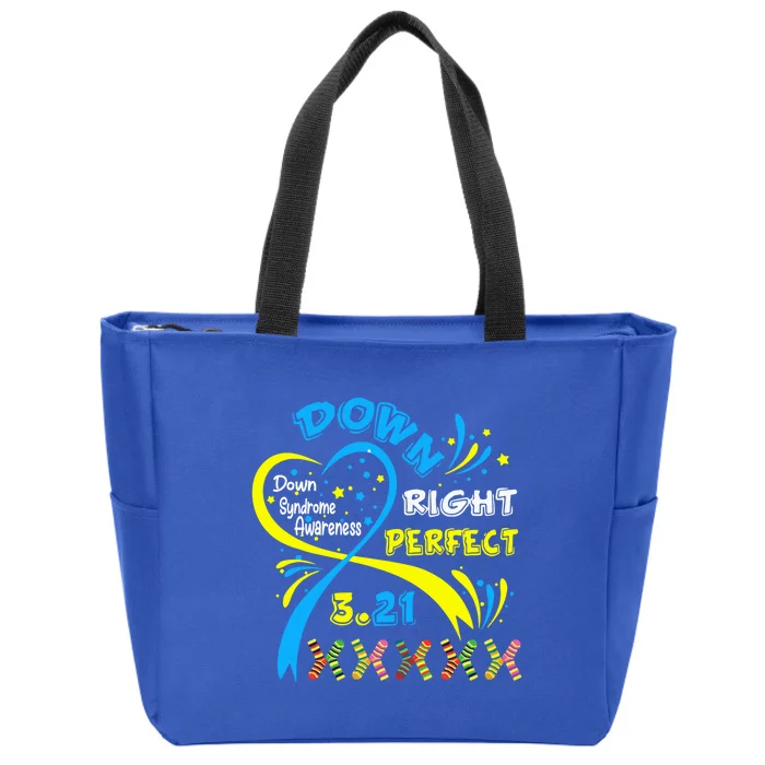 World Down Syndrome Day Support And Awareness March 21 Meaningful Gift Zip Tote Bag