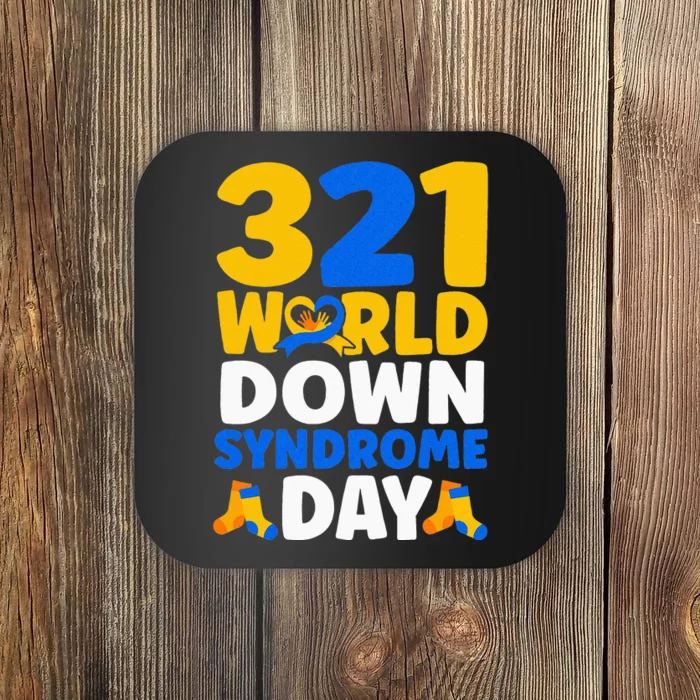 World Down Syndrome Day Awareness March 21 Coaster