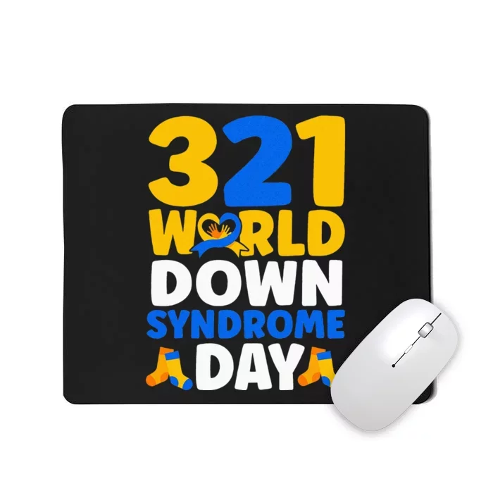 World Down Syndrome Day Awareness March 21 Mousepad