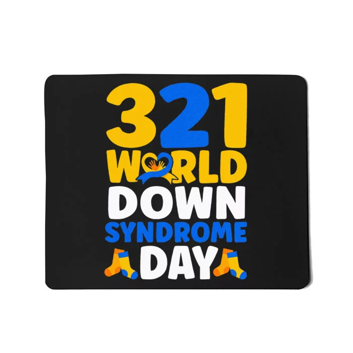 World Down Syndrome Day Awareness March 21 Mousepad