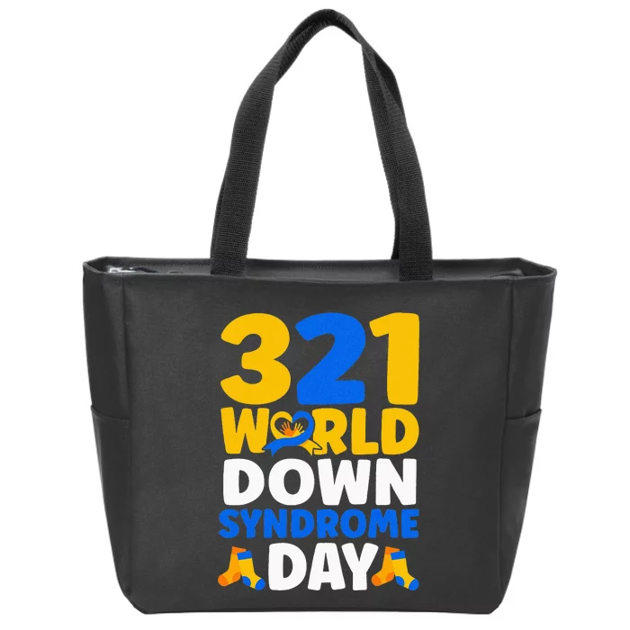 World Down Syndrome Day Awareness March 21 Zip Tote Bag