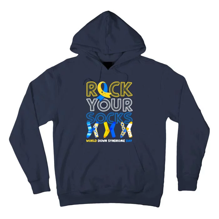 World Down Syndrome Day Rock Your Socks Groovy Tall Hoodie