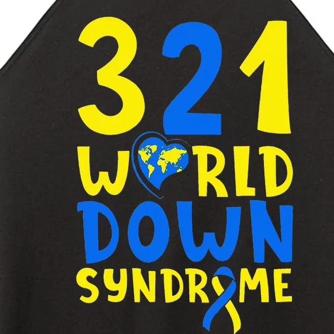 World Down Syndrome Day Awareness March 21 Women’s Perfect Tri Rocker Tank