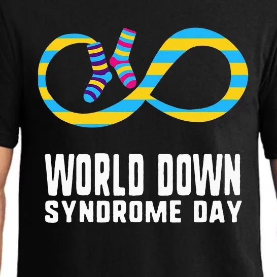 World Down Syndrome Day Awareness Socks Down Right Pajama Set