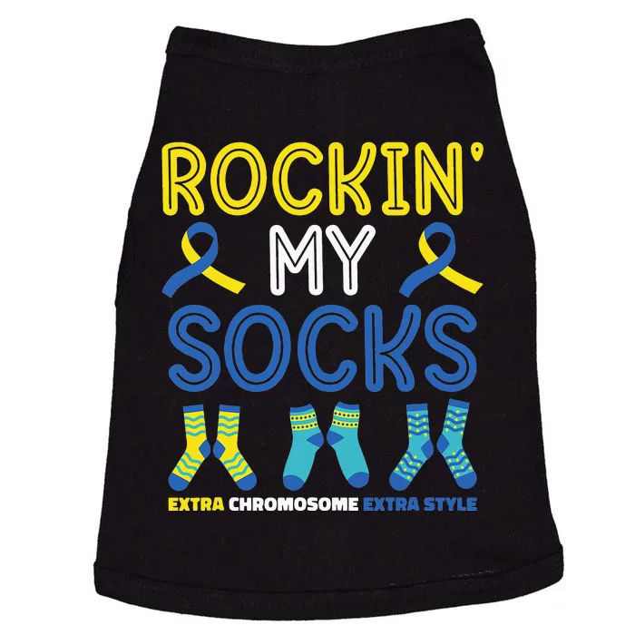 World Down Syndrome Day Awareness Rocking Socks Doggie Tank