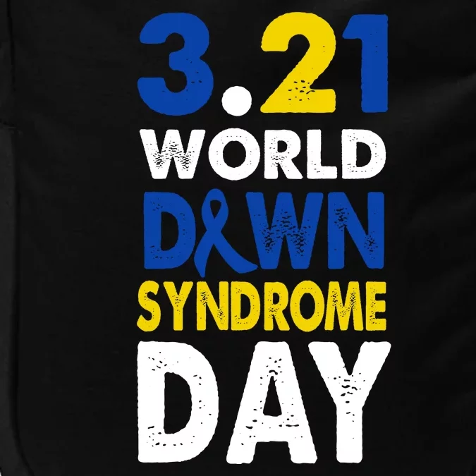 World Down Syndrome March 21st Awareness Impact Tech Backpack