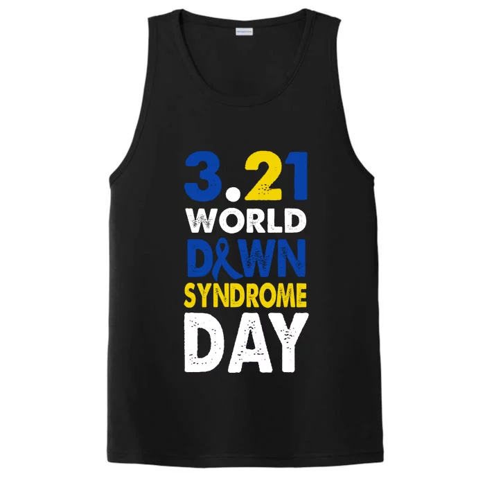 World Down Syndrome March 21st Awareness Performance Tank