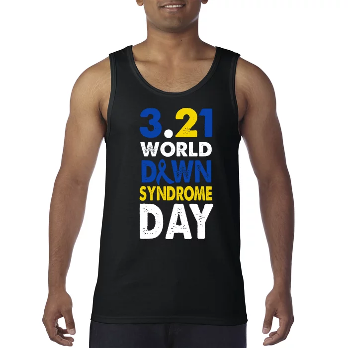 World Down Syndrome March 21st Awareness Tank Top