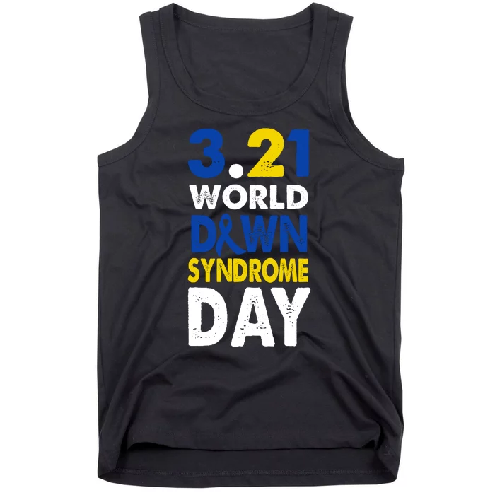 World Down Syndrome March 21st Awareness Tank Top