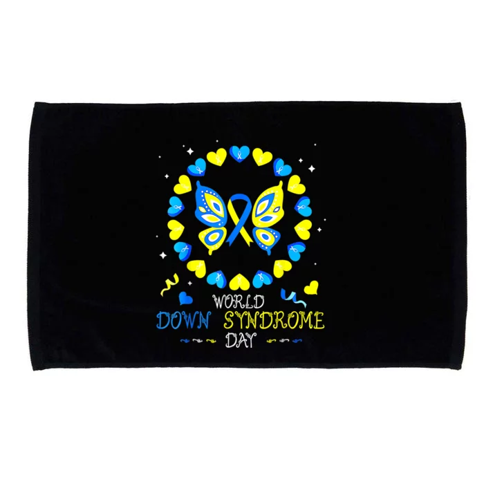 World Down Syndrome Day Rock Your Socks Awareness Microfiber Hand Towel