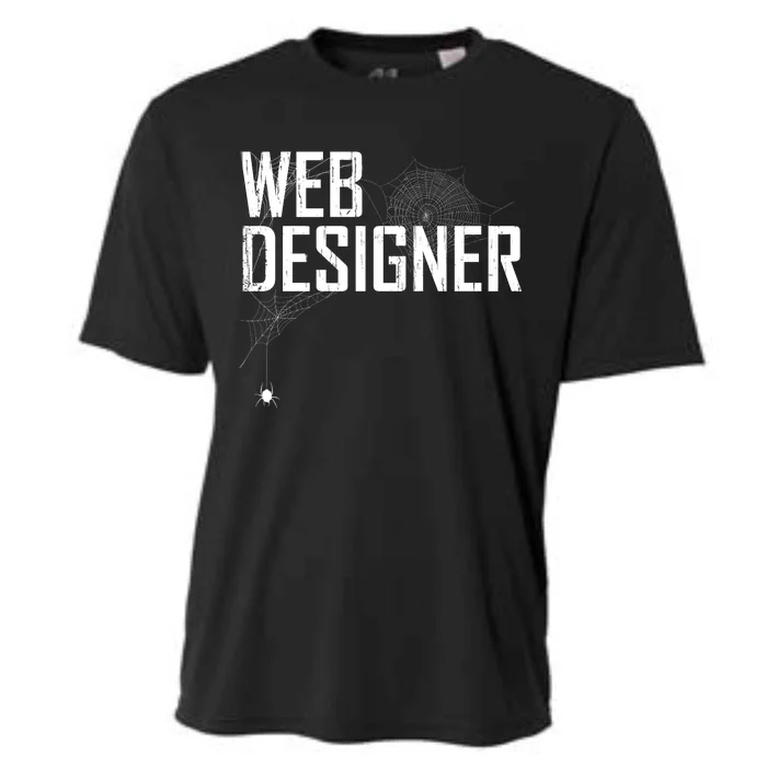 Web Designer Spider Web Cooling Performance Crew T-Shirt