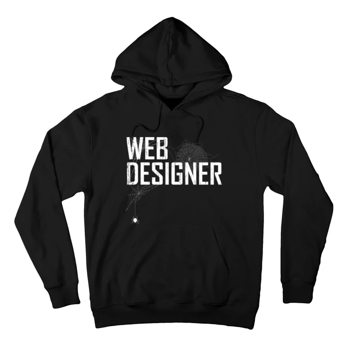 Web Designer Spider Web Hoodie