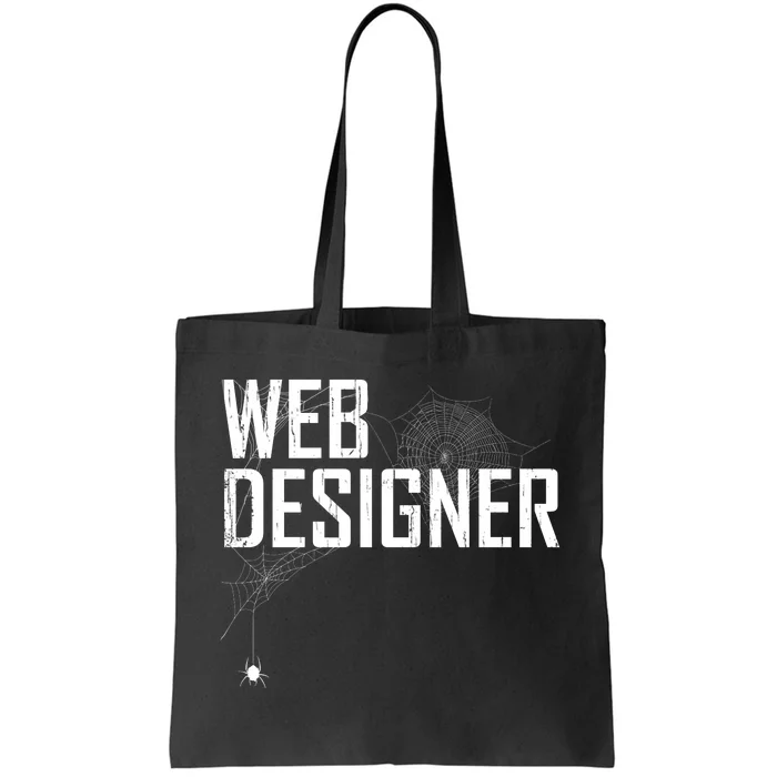 Web Designer Spider Web Tote Bag